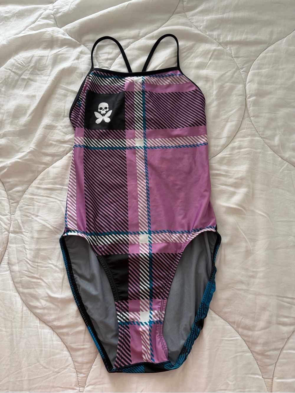 Betty Designs Sexy Back Swimsuit “Plaid”
